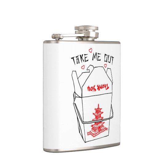 Flasques Enlevez-moi les coeurs à emporter chinois de boîte (Droite)