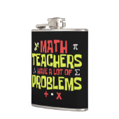 Flasques Enseignant drôle en mathématiques - Beaucoup de pr (Gauche)