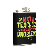 Flasques Enseignant drôle en mathématiques - Beaucoup de pr (Droite)