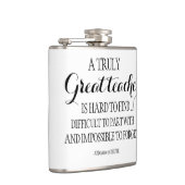 Flasques Enseignant prenant sa retraite en quittant Merci d (Droite)