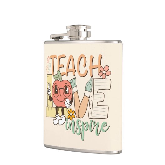 Flasques Enseigner l'inspiration de l'amour - fournitures s (Gauche)