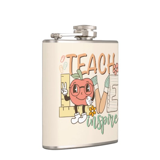 Flasques Enseigner l'inspiration de l'amour - fournitures s (Droite)