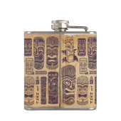 Flasques Ensemble vintage de Tiki (Dos)