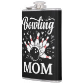 Flasques Épingles de cœur de maman de bowling Ligue drôle F (Gauche)