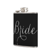 Flasques Épouse de script fantaisie {noir et blanc} (Gauche)