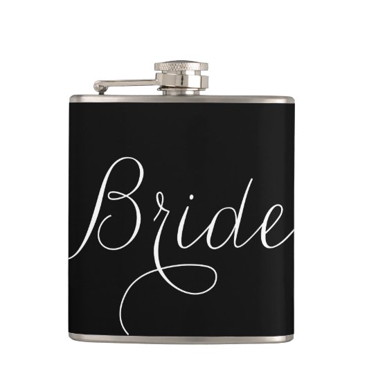 Flasques Épouse de script fantaisie {noir et blanc} (Devant)