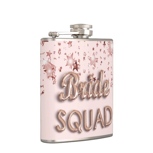 Flasques Équipe de mariée rose gold blush étoiles enterreme (Droite)