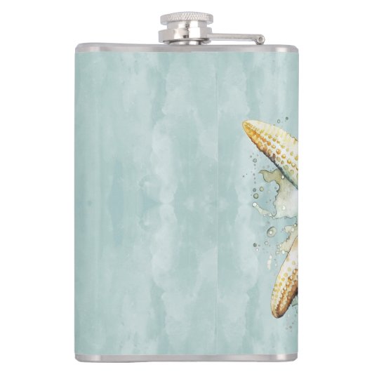 Flasques Équipe de mariée sur le thème de la plage (Dos)