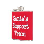 Flasques Équipe de support père Noël (Gauche)