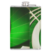 Flasques Escalier vert circulaire (Dos)