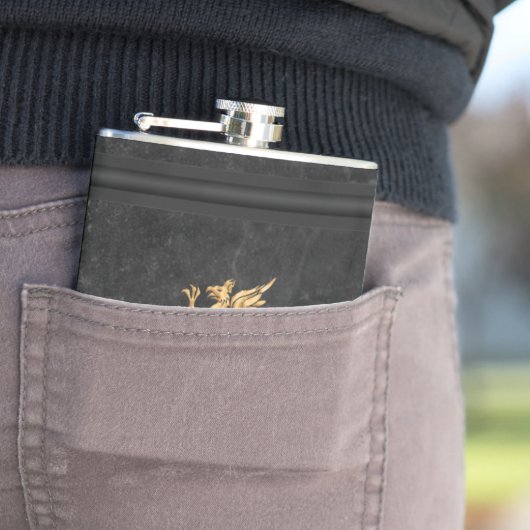 Flasques Esprits & Flacons de boissons - Noir & Or (En situation)
