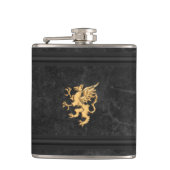 Flasques Esprits & Flacons de boissons - Noir & Or (Devant)
