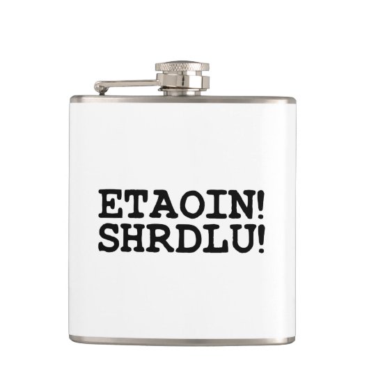 FLASQUES ETAOIN ! SHRDLU ! (Devant)