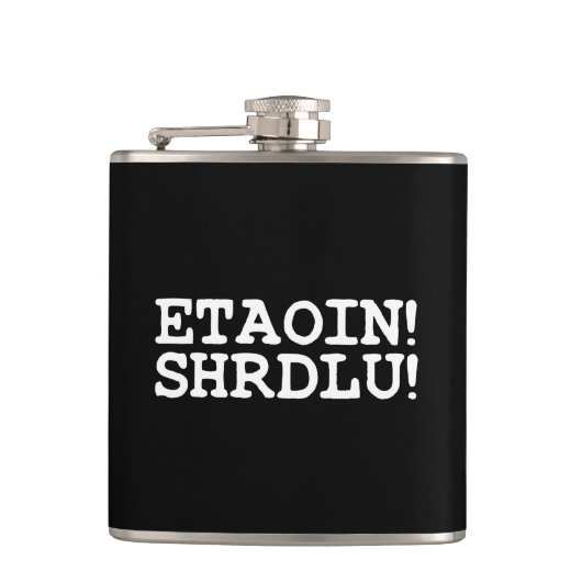 FLASQUES ETAOIN ! SHRDLU ! (Devant)