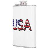 Flasques États-Unis superposés au drapeau américain Vinyl W (Gauche)