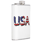 Flasques États-Unis superposés au drapeau américain Vinyl W (Droite)