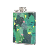 Flasques Été Vert Turquoise Cactus Gold points Design migno (Gauche)