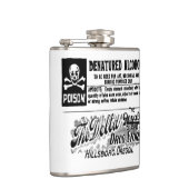 Flasques Étiquette de poison vintage (Droite)