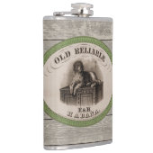 Flasques Étiquette vintage d'illustration de chien (Droite)