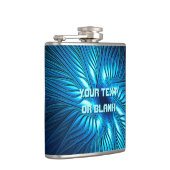 Flasques Étoile bleue sculptée (Droite)