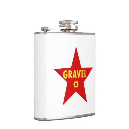 Flasques Étoile cyclable de gravier (Droite)