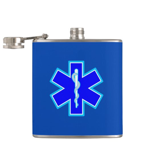 Flasques Étoile de vie Services Médicales d'urgence paraméd (Ouvert)