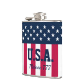 Flasques Étoiles et rayures Rouge Blanc Bleu (Gauche)