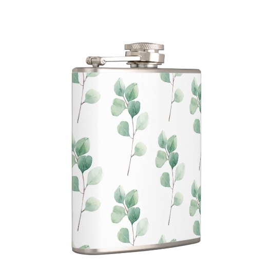 Flasques Eucalyptus Motif vert (Droite)