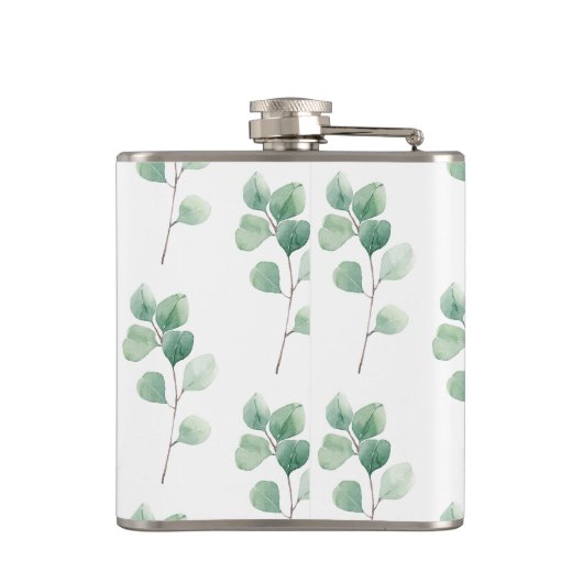 Flasques Eucalyptus Motif vert (Dos)