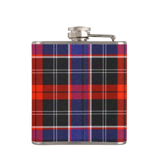 Flasques Évêque Tartan Flask (Dos)