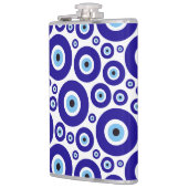 Flasques Evil Eye Pattern, Greek Eye, Turkish Eye, Nazar (Gauche)