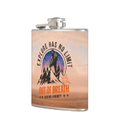 Flasques Explorateur urbain | Fiole enveloppée de vinyle (Gauche)