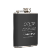 Flasques Explorez Un Citation Extravagant Remarquable Incon (Droite)