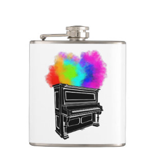 Flasques Explosion De Piano De Couleur