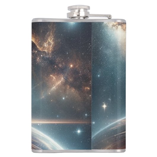 Flasques Explosion de rupture galactique dans l'espace prof (Dos)