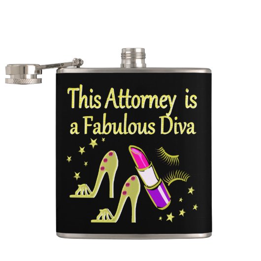 FLASQUES FABULEUX ATTORNEY DIVA DESIGN (Ouvert)