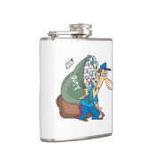 Flasques Facteur portant un grand sac (Droite)