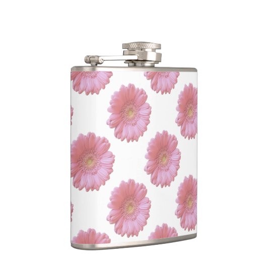 Flasques Faisée de gerbera rose pâle (Droite)