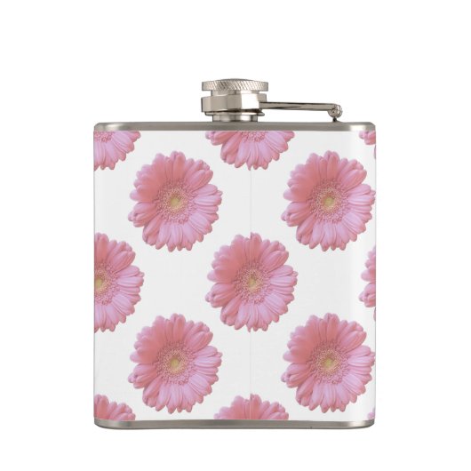 Flasques Faisée de gerbera rose pâle (Dos)