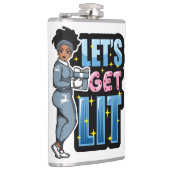 Flasques Faisons des femmes noires illuminées Noël en buvan (Droite)