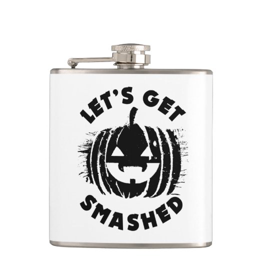 Flasques Faisons-nous tomber | Citation de boisson amusante (Devant)