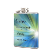 Flasques "Faites confiance aux Vibes" Citation encourageant (Gauche)