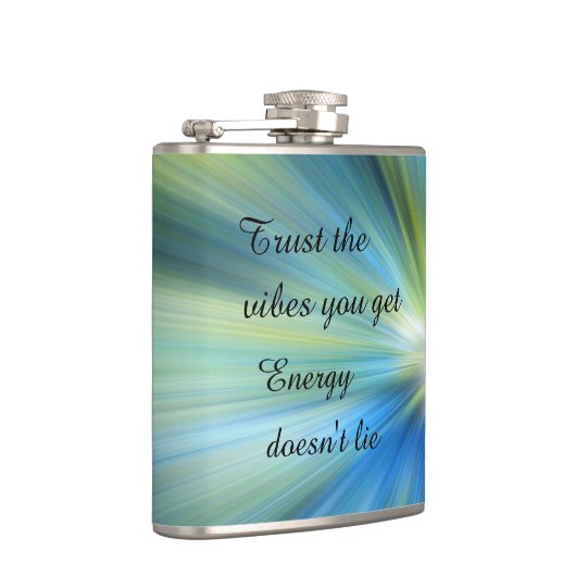 Flasques "Faites confiance aux Vibes" Citation encourageant (Droite)