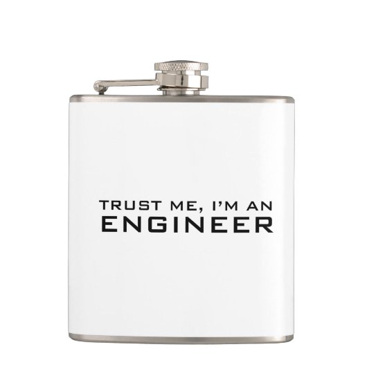 Flasques Faites-moi confiance, je suis ingénieur (Devant)