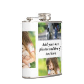 Flasques Faites votre propre collage photo et texte (Droite)