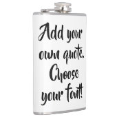 Flasques Faites votre propre devis personnalisé (Droite)