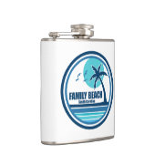 Flasques Family Beach Caroline du Sud Palm Tree Birds (Droite)