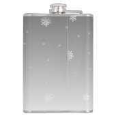 Flasques Fancy Bleue Fancy Flamme d'ornement de Noël (Dos)