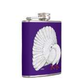 Flasques Fantail Pigeon White (Droite)