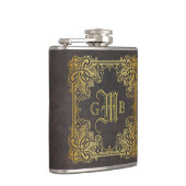 Flasques Fantaisie classique de cuir d'antiquité de cadre (Droite)